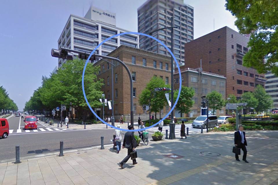 Googleマップの旧関東財務局 横浜財務事務所