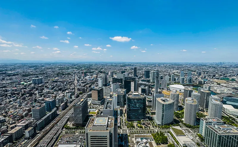 横浜の街並みの写真