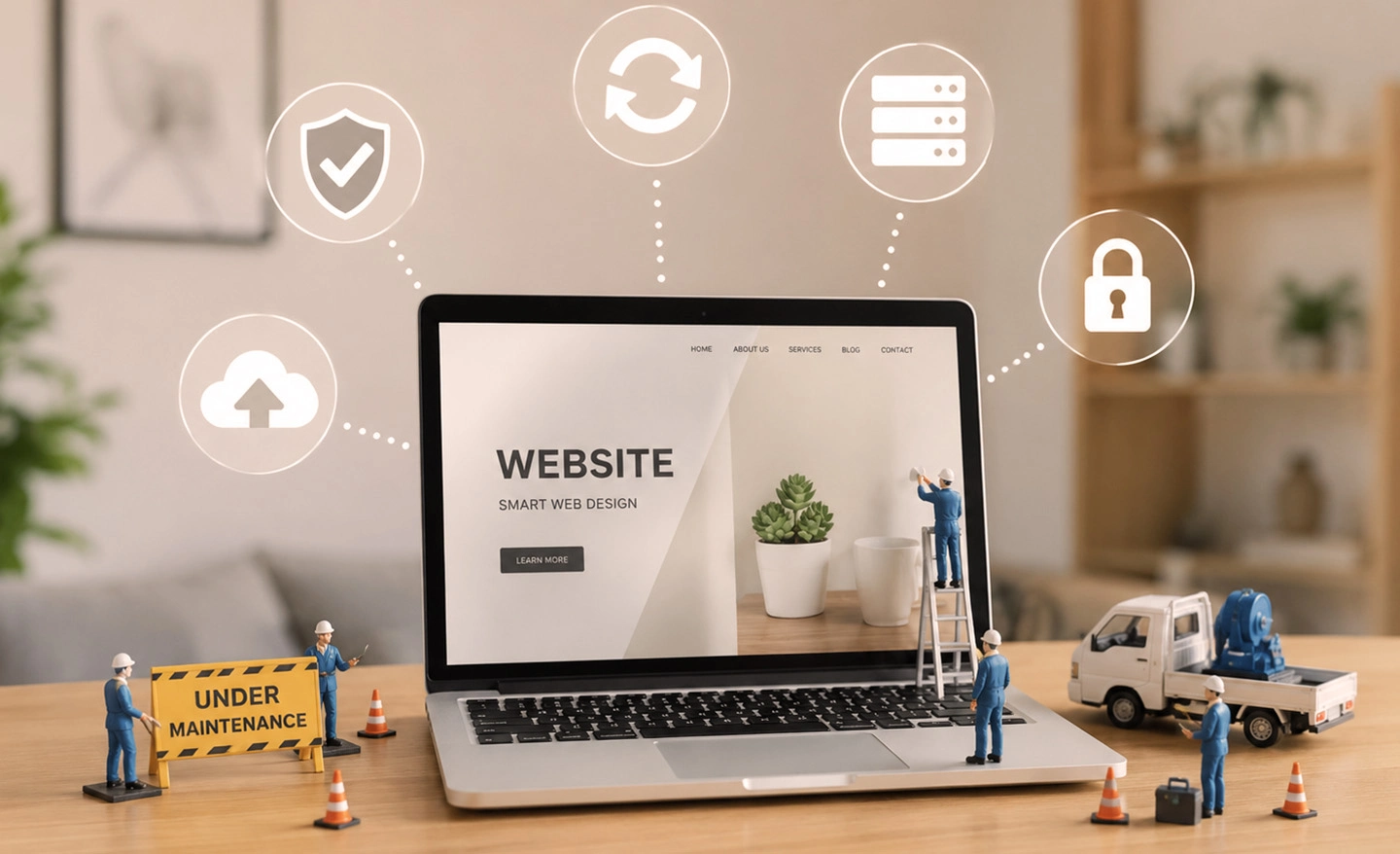Web運用・保守のイメージ
