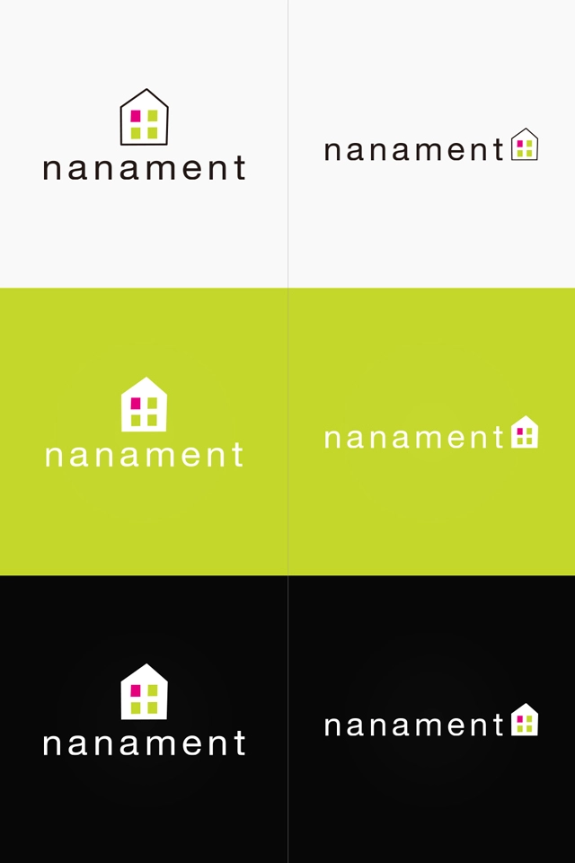 nanamentのロゴデザイン